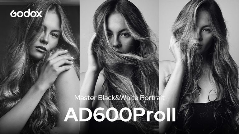 Chụp ảnh chân dung trắng đen với AD600 Pro II